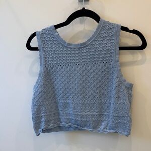 Knit crop top